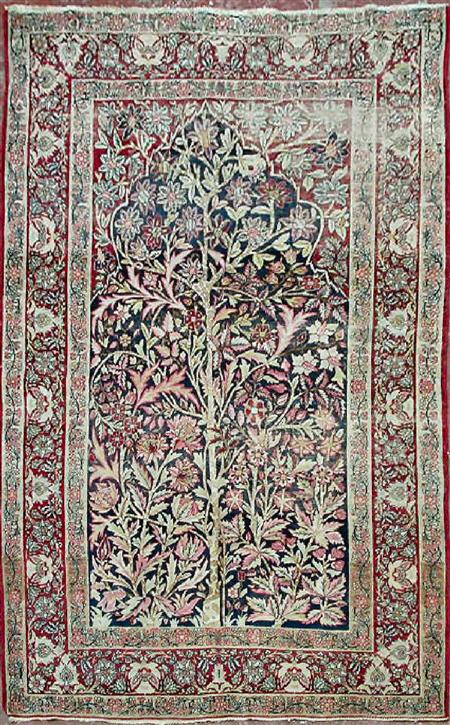 Appraisal: A Kirman prayer rug late th early th century the