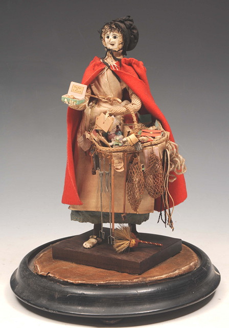 Appraisal: A RARE EARLY TH CENTURY PEDLAR DOLL probably by C