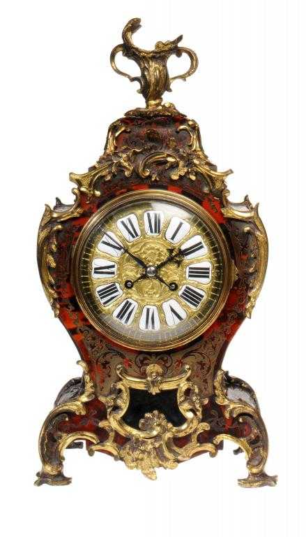 Appraisal: A FRENCH BOULLE BRACKET CLOCK in Louis XV style with