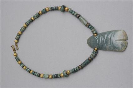 Appraisal: Pre-Columbian Jade Necklace