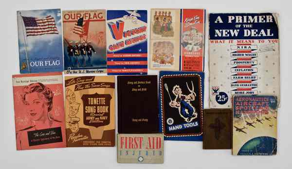 Appraisal: US WWII Homefront Books Lot of Twelve Assorted titles and