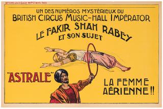 Appraisal: Cirque Theatre Imperator La Femme Volante Astrale Paris Louis Galice