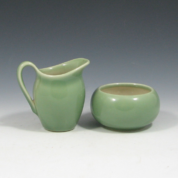 Appraisal: Rookwood Creamer Sugar - Mint Rookwood Celadon green creamer and