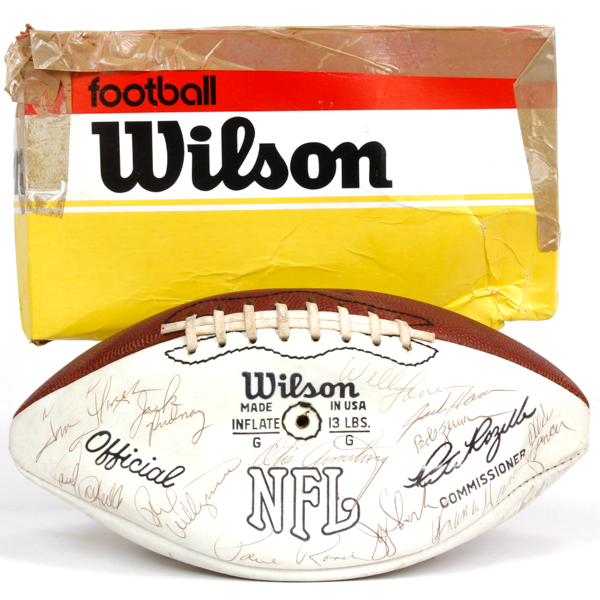 Appraisal: AFC 's All Star signed football Approx Signatures including Bob