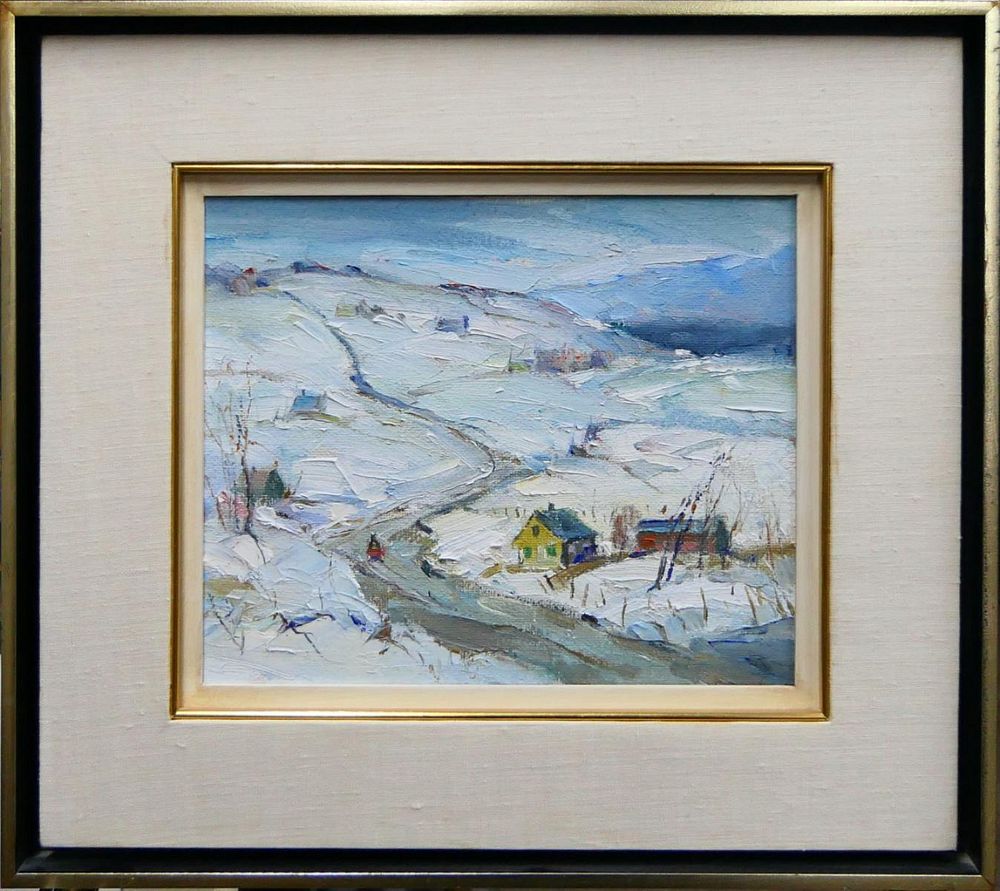 Appraisal: FRANCESCO IACURTO CANADA - OIL CANVAS Francesco Iacurto CANADIAN QUEBEC