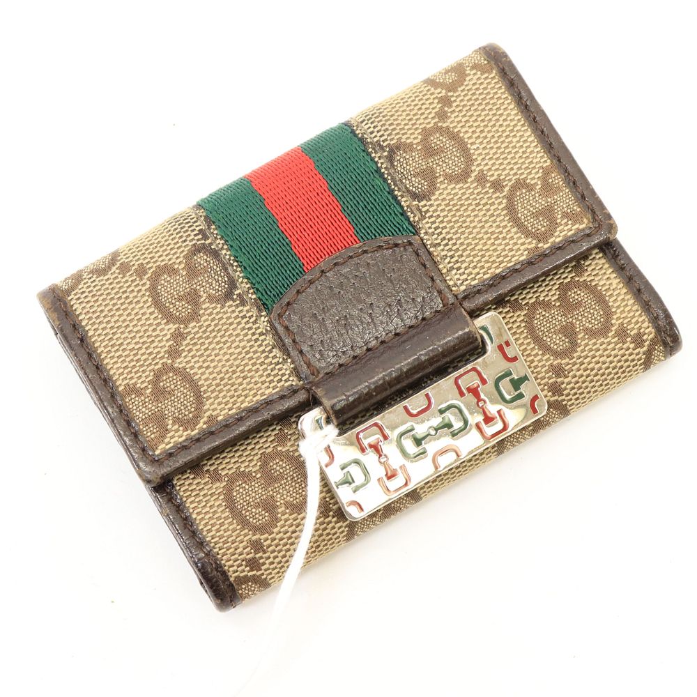 Appraisal: Gucci - Web Line Key Holder Gucci - Web Line