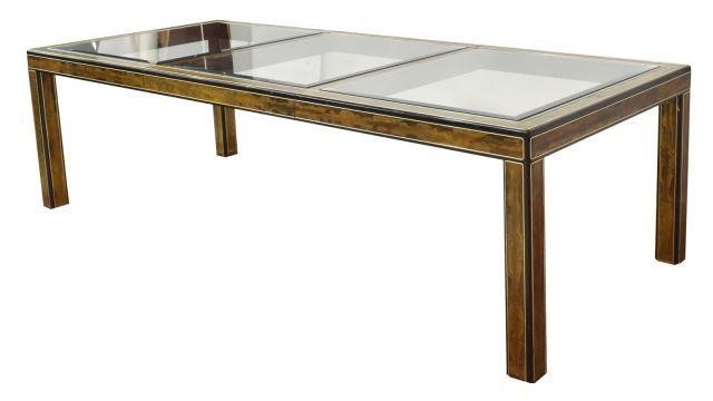 Appraisal: Modernist extension dining table designed by Bernhard Rohne German b