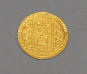 Appraisal: Gold Franc a Pied of King Charles V - from