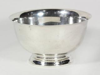 Appraisal: Gorham sterling silver Revere reproduction pedestal bowl h x w