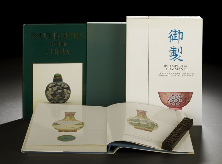 Appraisal: Two Important Books on Chinese Enamels and Snuff Bottles including