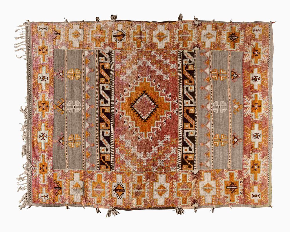 Appraisal: A Moroccan Wool Rug A Moroccan Wool Rug feet inches