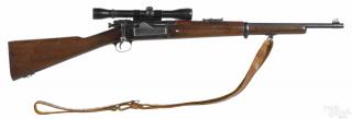 Appraisal: Sporterized US Springfield model Krag rifle - Krag caliber with