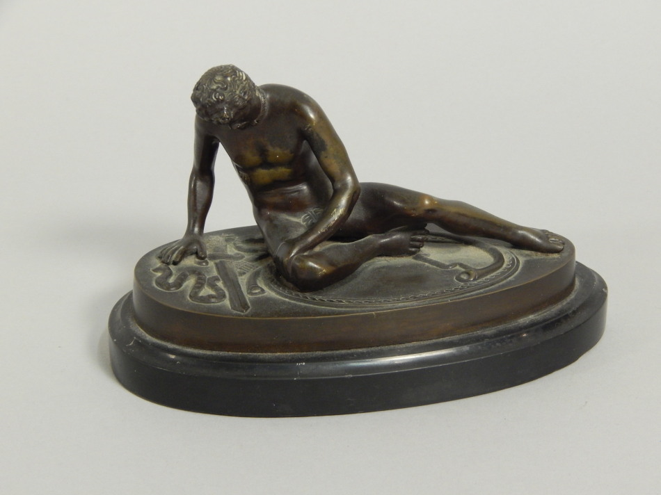 Appraisal: After the Antique A Grand Tour type bronze of the