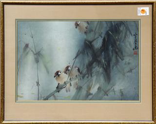 Appraisal: Chinese Framed Painting Attributed to Hu Yuji Attributed to Hu