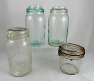 Appraisal: Fruit jars Fruit jars- 'Victory'- 'Victory encircled by Patd Feby