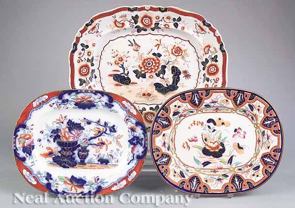 Appraisal: An English Regency Ironstone Platter c - pattern No Imari