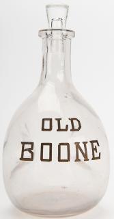 Appraisal: Old Boone Pinched Back Bar Bottle Louisville ca Nice back