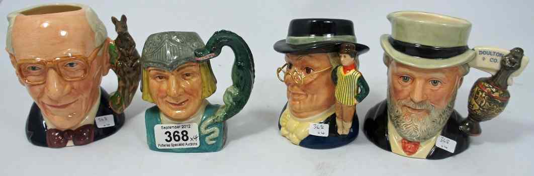 Appraisal: Royal Doulton small character jugs Mr Pickwick D Sir Henry