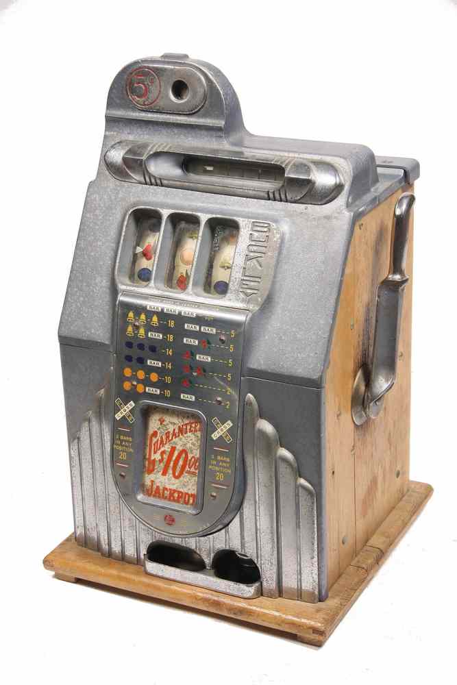 Appraisal: SLOT MACHINE - Coin Operated Slot Machine by Buckley Chicago