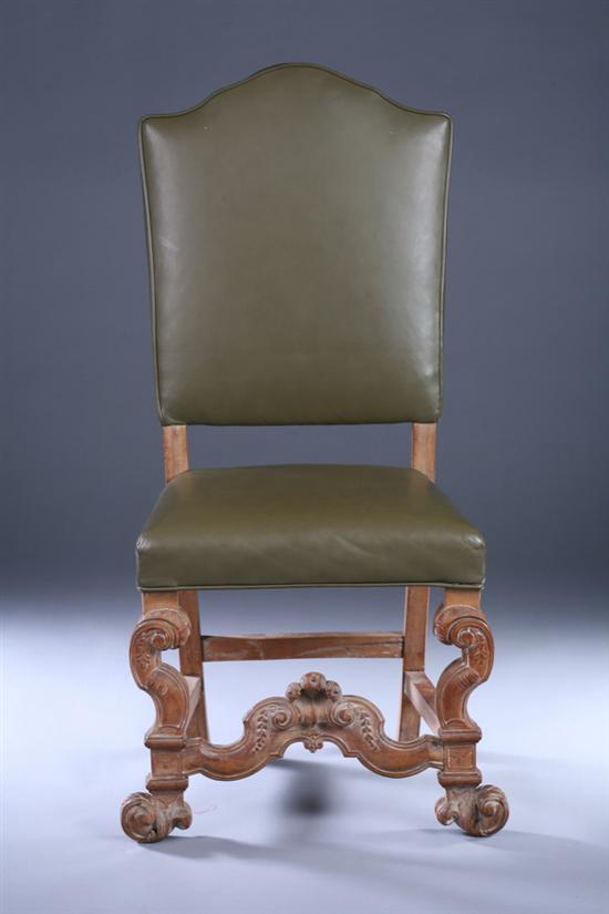 Appraisal: SET EIGHT ITALIAN BAROQUE STYLE DINING CHAIRS th century with