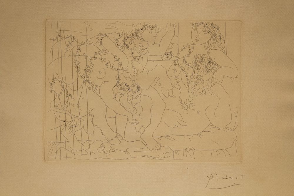 Appraisal: Picasso - Vollard Suite Etching Pablo Picasso Spanish - Vollard