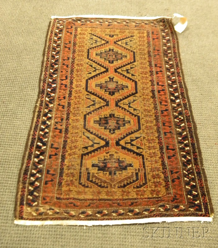 Appraisal: Baluch Rug Northeast Persia th th century ft x ft