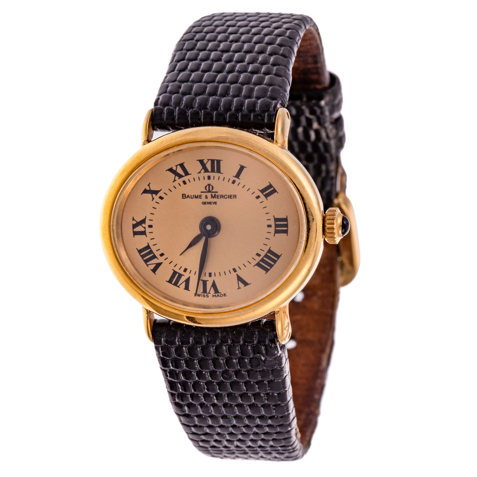 Appraisal: A BAUME MERCIER WRIST WATCH IN K K yellow gold