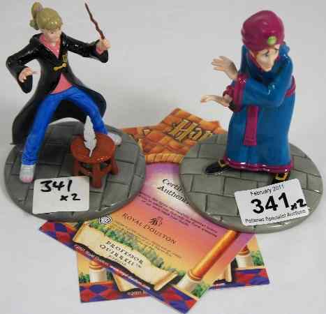 Appraisal: Royal Doulton Harry Potter Figures Hermoine Learns to Levitate and