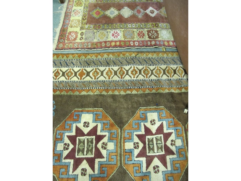 Appraisal: Two Persian multi-coloured floor rugs