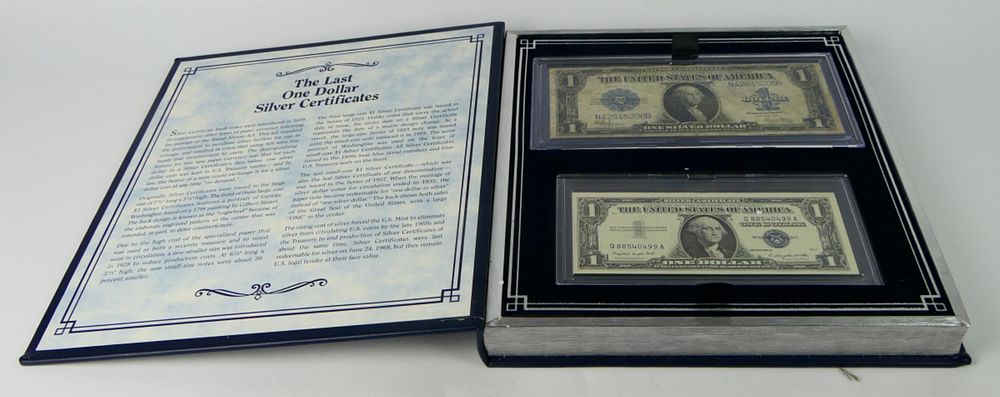 Appraisal: THE LAST ONE DOLLAR SILVER CERTIFICATES THE LAST ONE DOLLAR