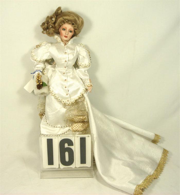 Appraisal: Franklin Heirloom Gibson Girl Doll inches tall marked FHD on