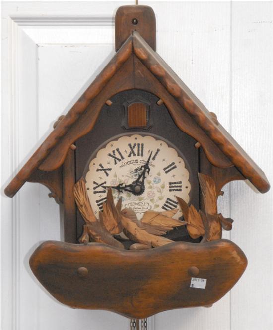 Appraisal: CARVED CUCKOO CLOCK