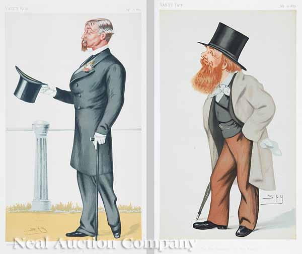 Appraisal: A Group of Twenty Color Lithographs from Vanity Fair after