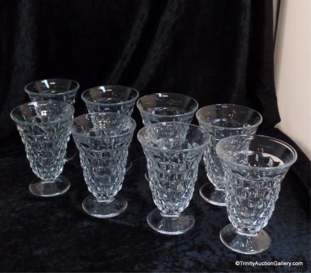 Appraisal: Fostoria American Pattern Ice Tea Glasses Elegant American Fostoria Ice