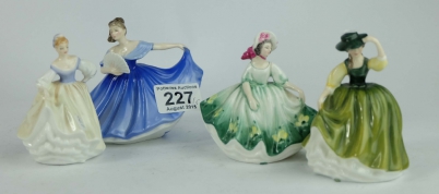 Appraisal: Royal Doulton figures Sunday Best HN Fair Lady HN Hannah