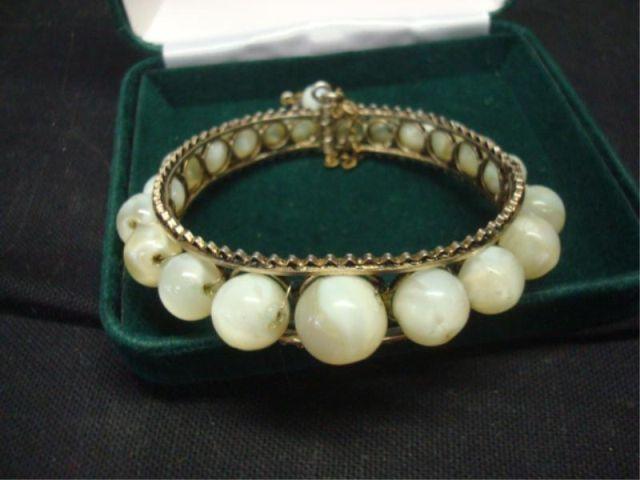 Appraisal: Antique Bracelet with White Stones From a Yonkers home