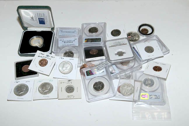 Appraisal: Assorted Coin Lot Proof and type lot Condition Please contact