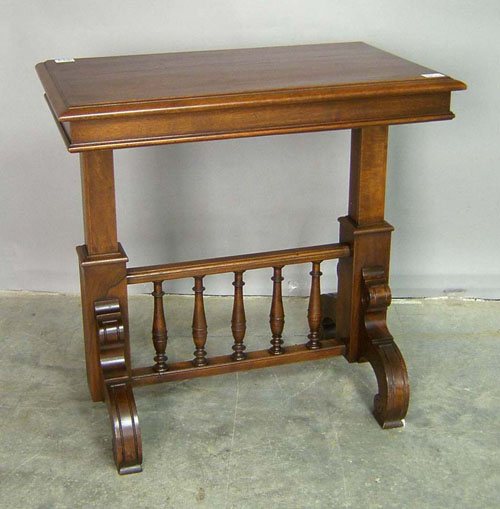 Appraisal: Victorian -drawer stand h w together with a Victorian table