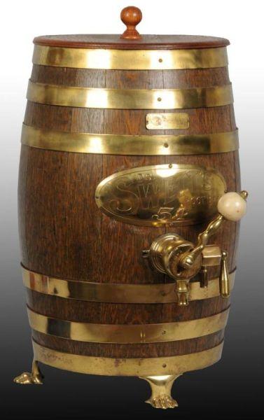 Appraisal: Dr Swett's Root Beer Barrel Description Includes brass tags brass