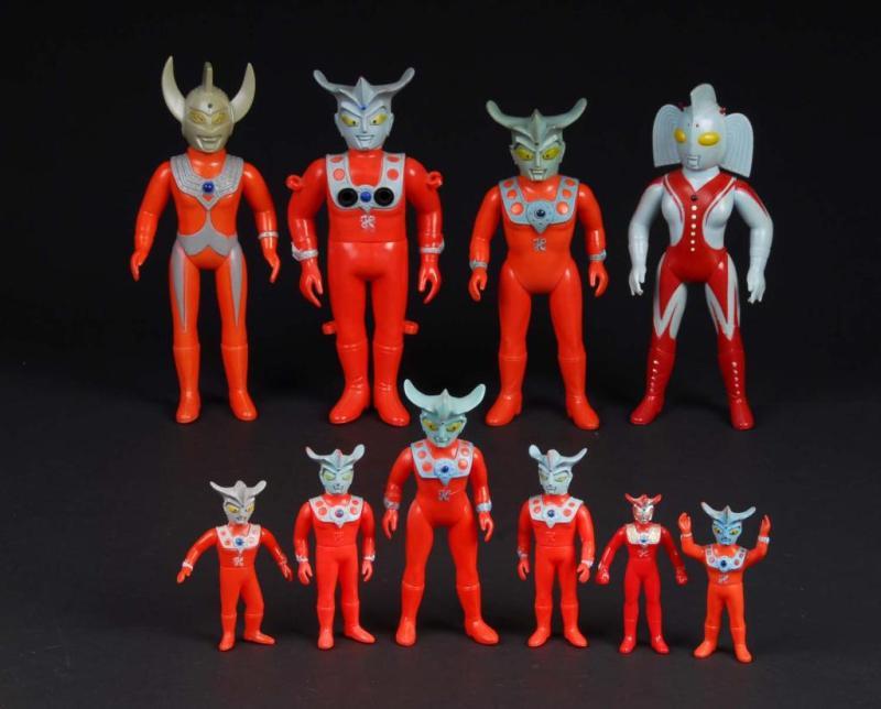 Appraisal: Lot of Toys Description Includes Utraman Leo Ultraman Taro and