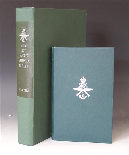 Appraisal: st Gurkha Rifles - Petre F Loraine The st King