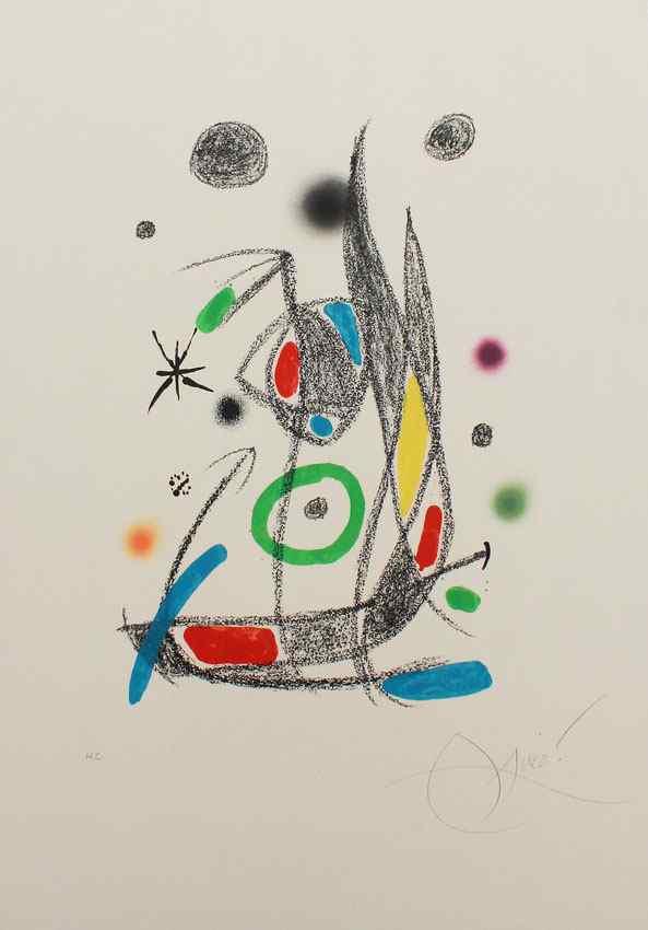 Appraisal: MIRO Joan Spanish - Maravillas Acrosticas Lithograph '' x ''