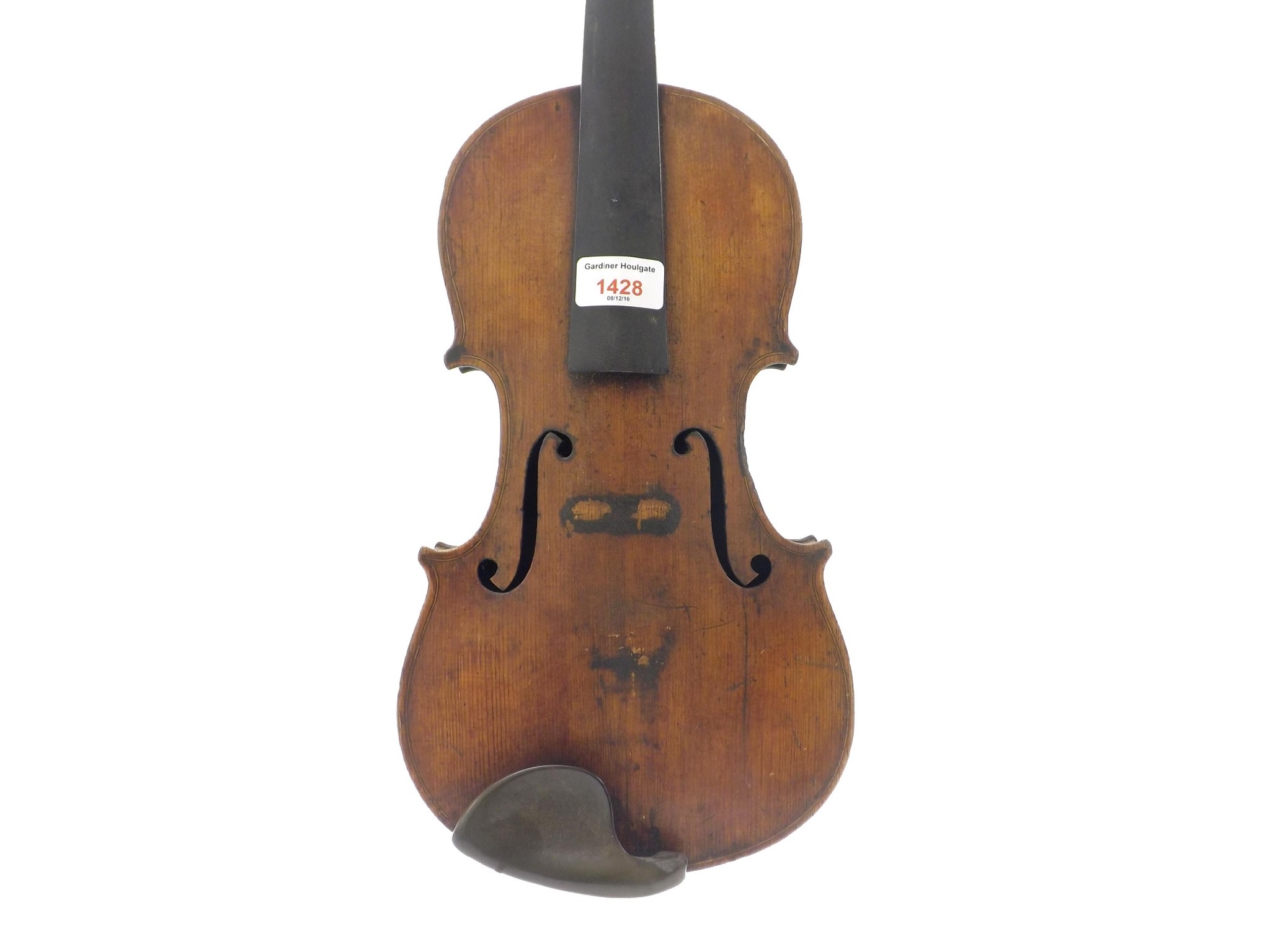 Appraisal: Violin of The Prague School circa the two piece back