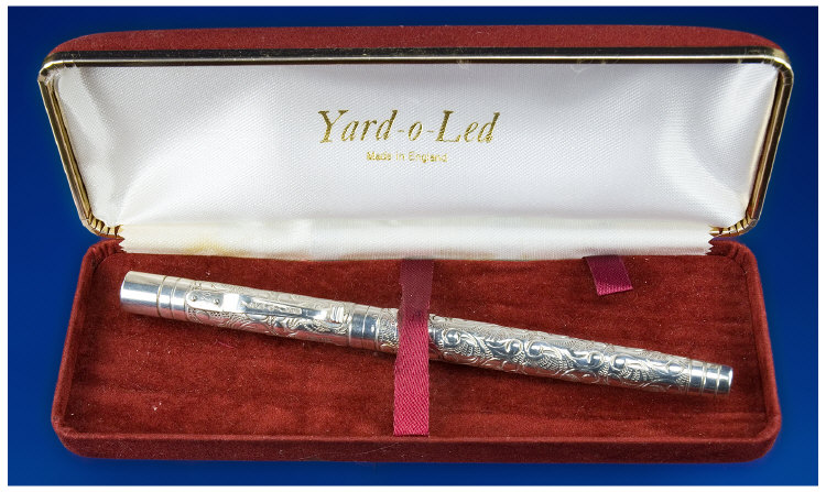 Appraisal: A Yard-O-Led Viceroy Victorian Standard Pen Marked sterling silver with