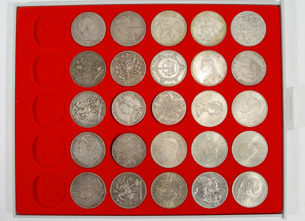 Appraisal: Extensive collection of mainly British coinage including Maunday money Goergian