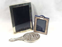 Appraisal: A mixed lot comprising a Tiffany Co silver picture frame