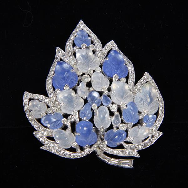 Appraisal: Trifari Alfred Philippe maple leaf pin fur clip with fruit