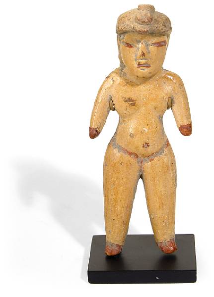 Appraisal: A Olmec standing figure Las Bocas Preclassic ca - B