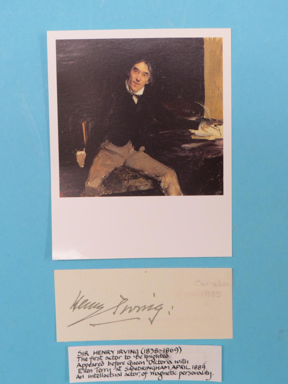 Appraisal: Henry Irving - Ellen Terry - and Yvonne Arnaud -