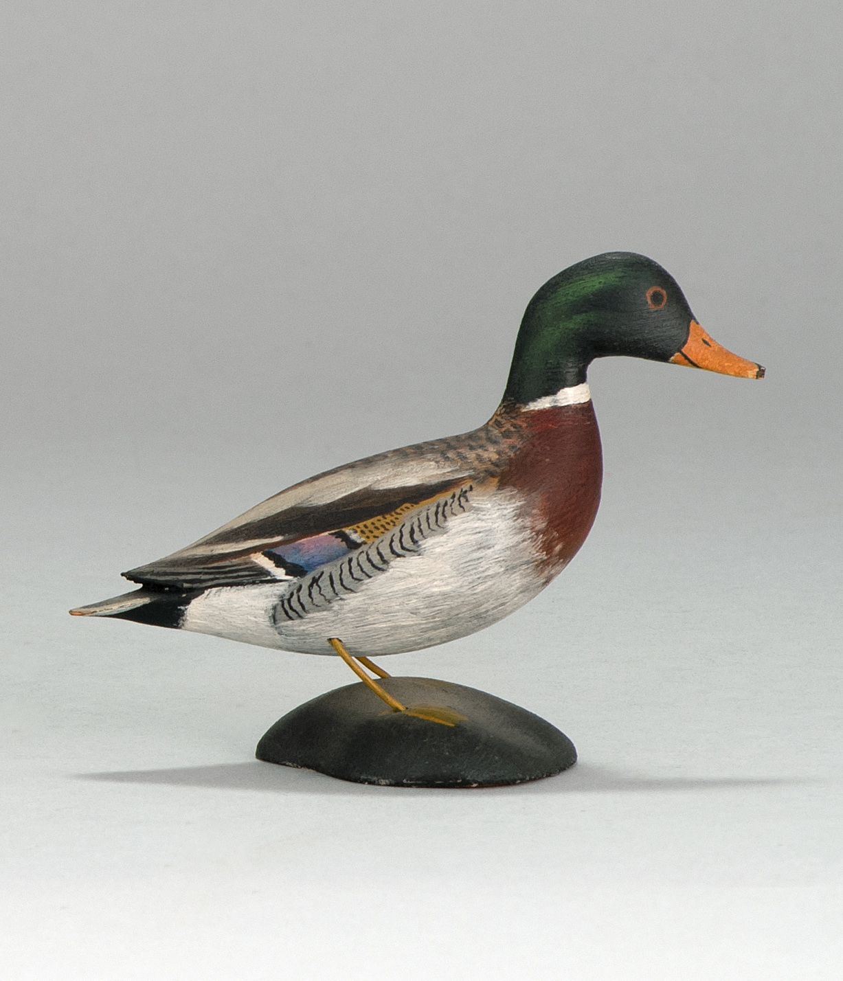 Appraisal: MINIATURE MALLARD DRAKE By A Elmer Crowell of East Harwich